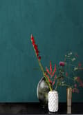 Miniatyrbild 2 av 8: ESTAhome tapet handmålade blad bensinblått 0,53 x 10,05 m