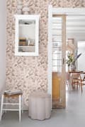 Miniatyrbillede 7 af 8: ESTAhome tapet vintage blomster antikrosa, terracotta rød og grønt 0.53 x 10.05 m