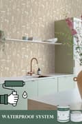 Miniatyrbild 7 av 8: ESTAhome tapet vilda blommor sandfärgat 0.53 x 10.05 m
