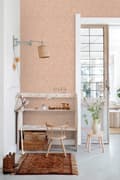 Miniatyrbild 8 av 8: ESTAhome tapet gingkoblad ljus terrakottaröd 0.53 x 10.05 m