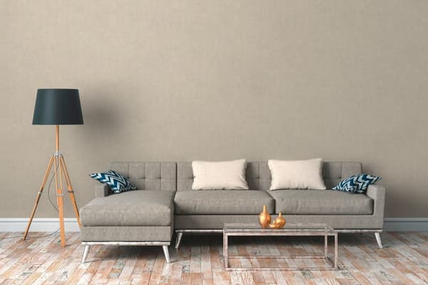 A.S. Création tapet betonglook sandfärgat - AS-380245 - 53 cm x 10,05 m