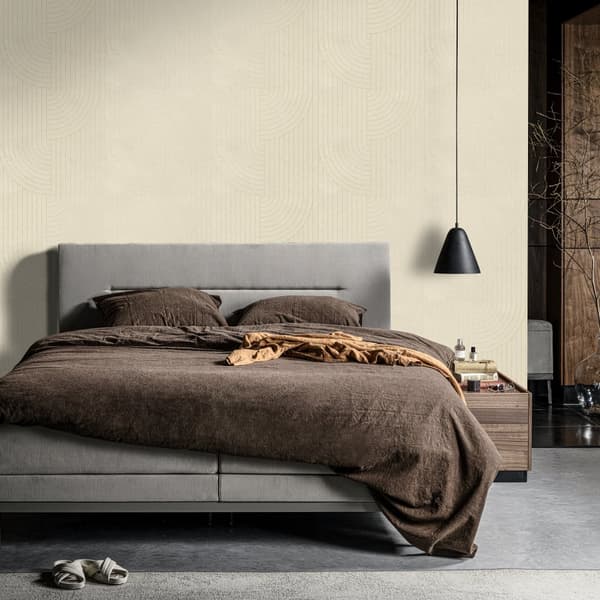 vtwonen - Non-woven tapet - Kostesløjfe hør - 10mx53cm