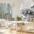 Miniatyrbillede 4 af 6: WallArt tapetcirkel Landscape of Guadeloupe 190 cm