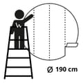 Miniatyrbild 6 av 6: WallArt Tapet cirkelformad The Night Watch 190 cm