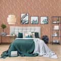 Miniatyrbillede 6 af 8: DUTCH WALLCOVERINGS tapet Mae orange og beige