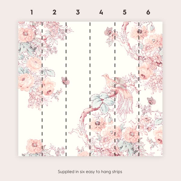 Laura Ashley - Fototapet - Birtle - 3mx2,8m