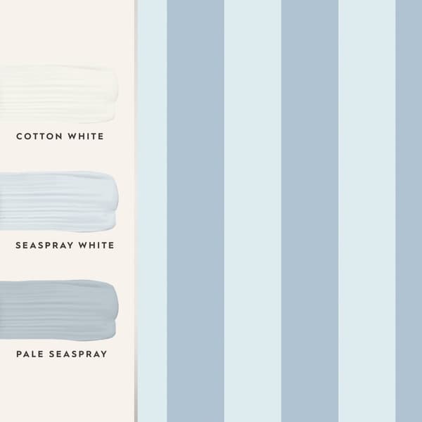 Laura Ashley - Non-woven tapet - Lille Matt Stripe - 10mx52cm