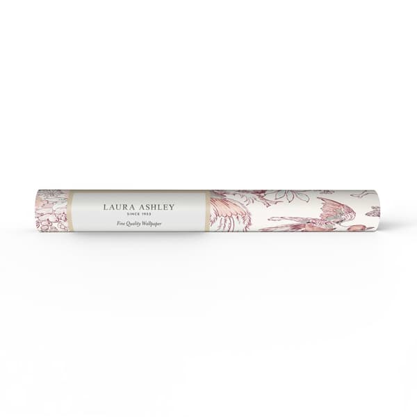 Laura Ashley - Non-woven tapet - Birtle - Pink - 10mx52cm
