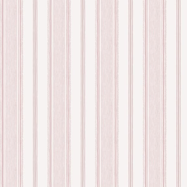 Laura Ashley - Non-woven tapet - Heacham Stripe - Blush - 10mx52cm