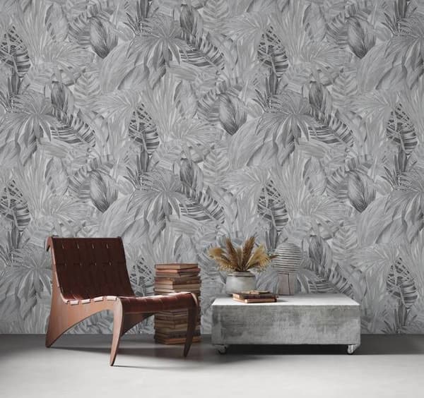 A.S. Creation Greenery 368203 non-woven tapet natur 0.53 m x 10.05 m vit