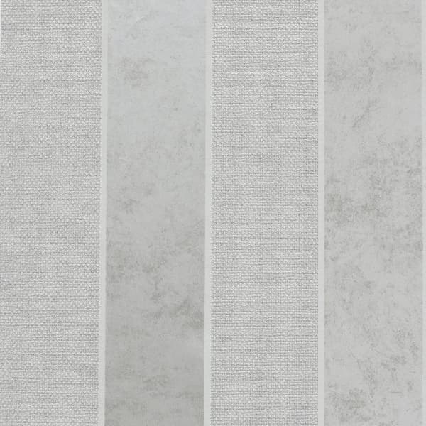 Arthouse Calico Stripe tekstureret tapet Grey 10m x 53cm