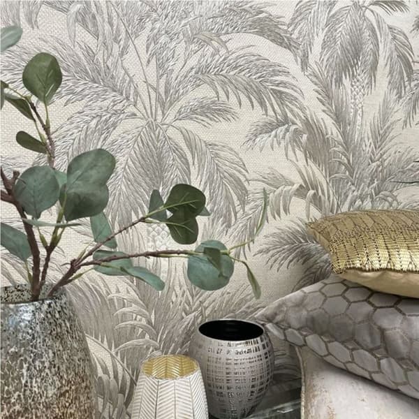Belgravia Palm Tree Textured Wallpaper