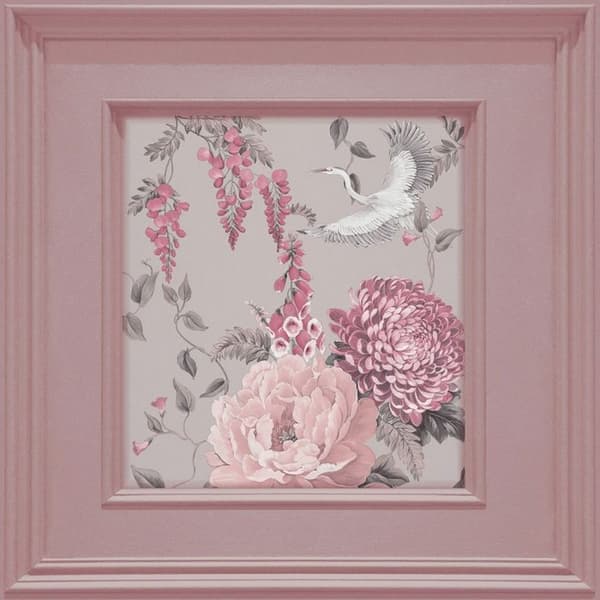 Belgravia Corinthia Panel Wallpaper Blush 10m x 53cm