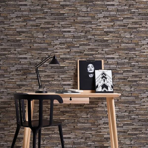 AS Creation Natural Slate Effect Textured Wallpaper