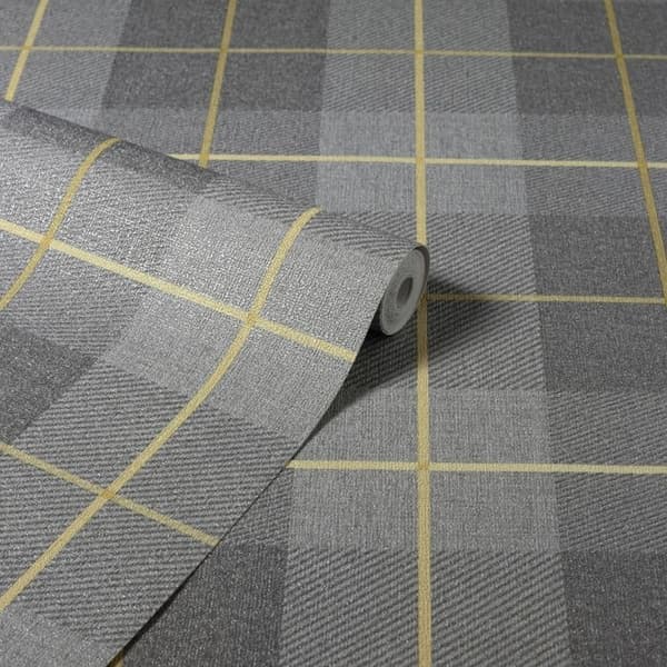 Arthouse Heritage Tartan texturerad tapet
