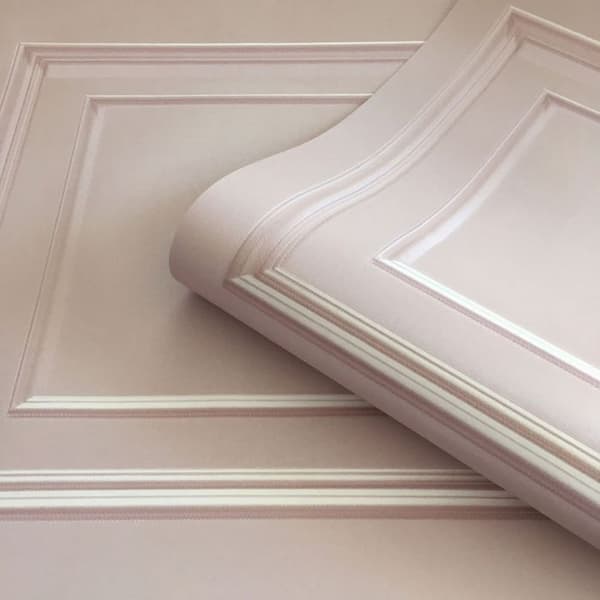 Belgravia Amara Wood Panel Vinyl texturerad tapet