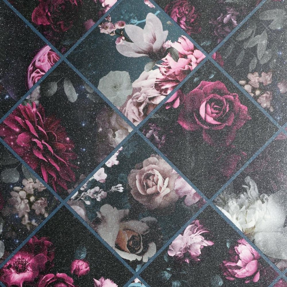 Arthouse Collage blommig tapet
