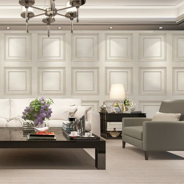 Belgravia Amara Panel Vinyl Textured Wallpaper
