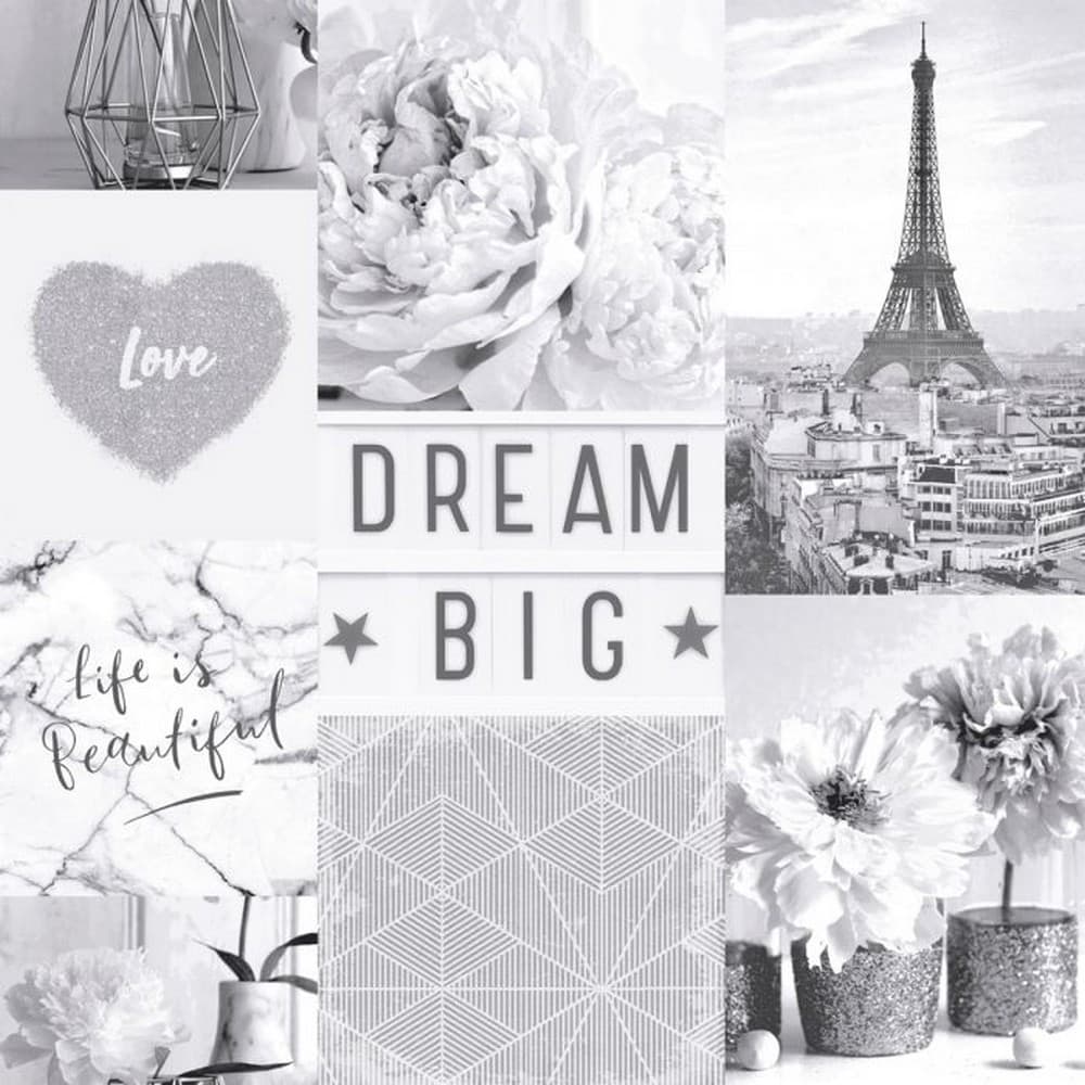 Arthouse Dream Big Paris Collage tapet