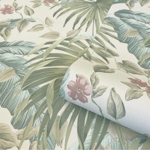 Belgravia Retreat Leaf Textured Wallpaper