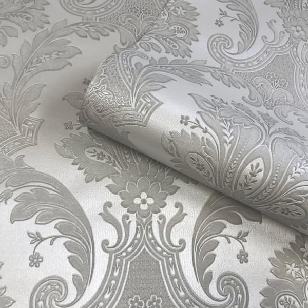 Belgravia Amara Damask Textured Wallpaper