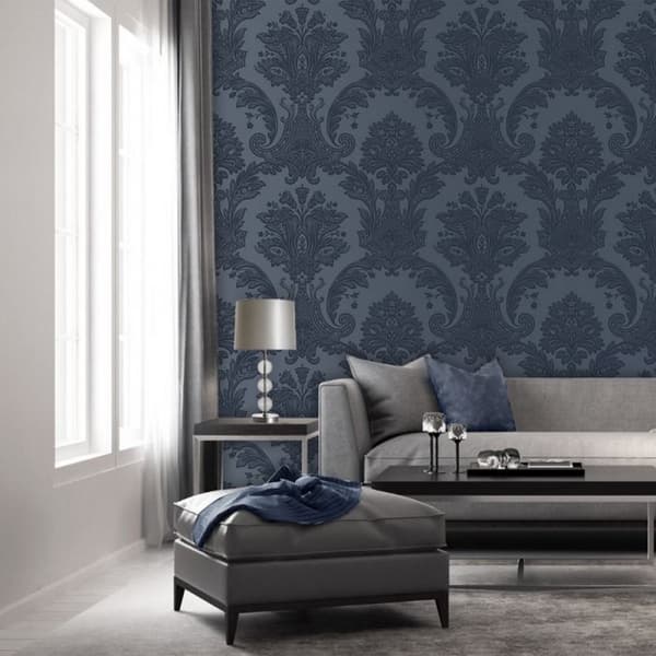 Belgravia Amara Damask Textured Wallpaper