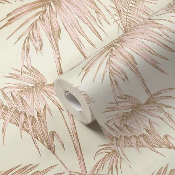 AS Creation Lola Paris Palm Leaf Textured Wallpaper