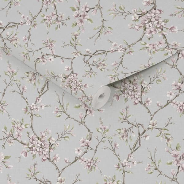 Boutique - Non-woven tapet - Eliza Blush - Rosa - 10mx52cm