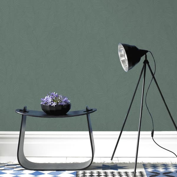 Superfresco Easy - Non-woven tapet - Blad over det hele - Grøn - 10mx53cm