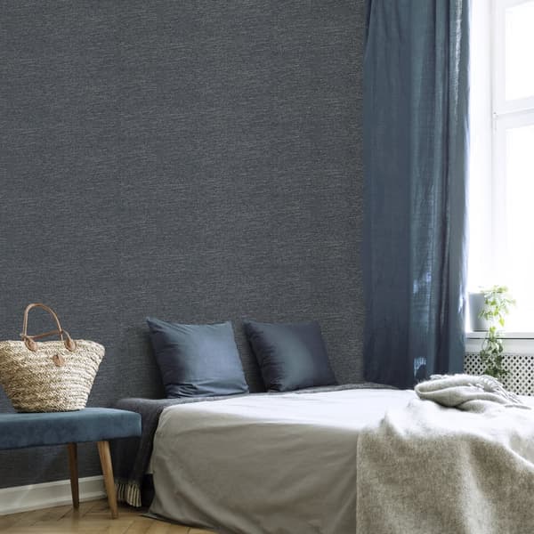 Superfresco Easy - Non-woven tapet - Heritage Texture - Blå - 10mx52cm