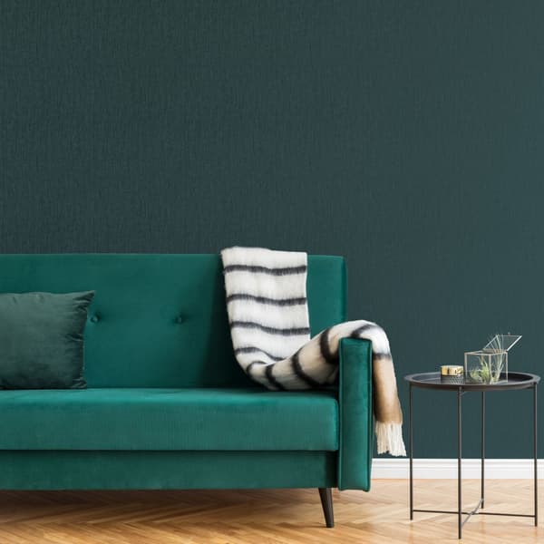 Boutique - Non-woven tapet - Marquise Uni - Grön - 10mx53cm