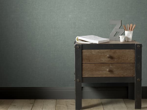 Superfresco Easy - Non-woven tapet - Melle - Mørkegrøn - 10mx52cm