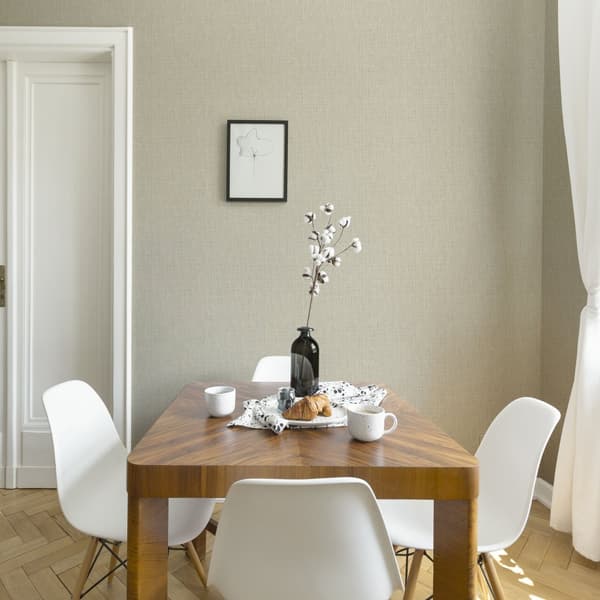 Boutique - Non-woven tapet - Silke - Taupe - 10mx52cm
