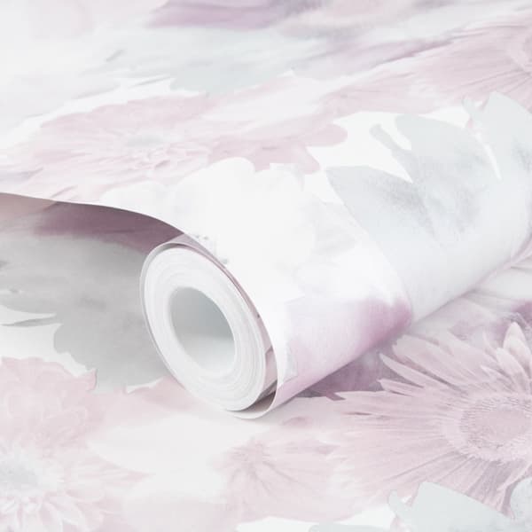 Superfresco Easy - Non-woven tapet - Sommarträdgård - Rosa - 10mx52cm