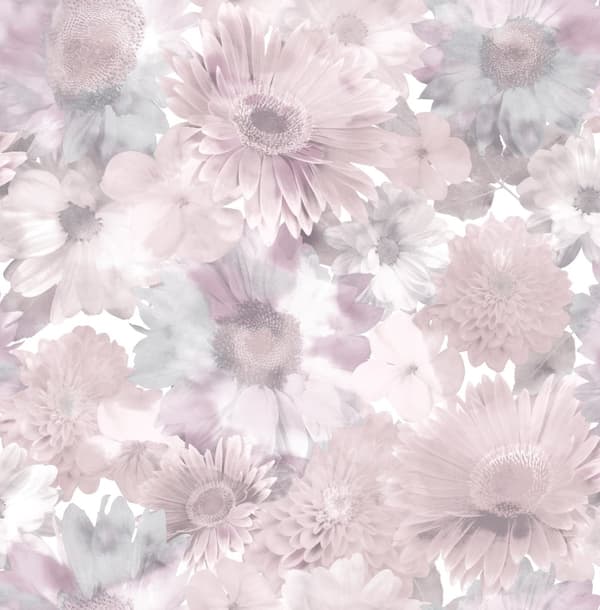 Superfresco Easy - Non-woven tapet - Sommarträdgård - Rosa - 10mx52cm