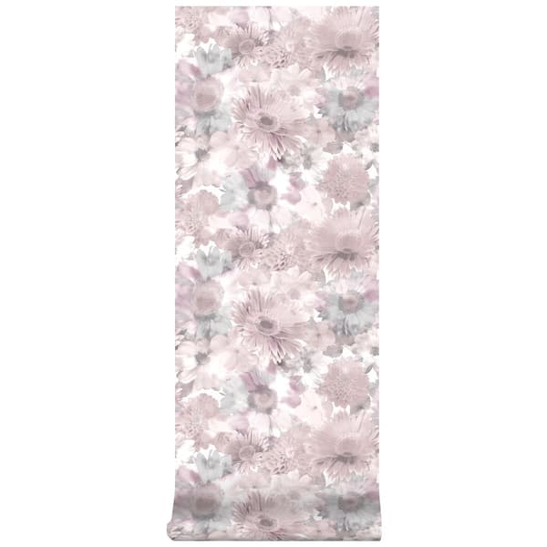 Superfresco Easy - Non-woven tapet - Sommarträdgård - Rosa - 10mx52cm