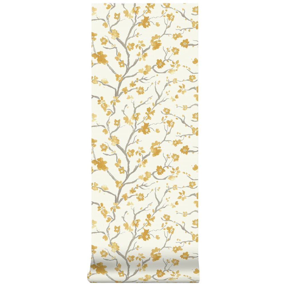 Superfresco Easy - Non-woven tapet - Ushi - Okra - 10mx52cm