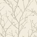 Miniatyrbillede 5 af 5: Boutique - Non-woven tapet - Water Silk Spring - Hvid - 10mx52cm