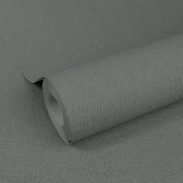 WOW - Non-woven tapet - Basic Textile - Grå - 10mx52cm