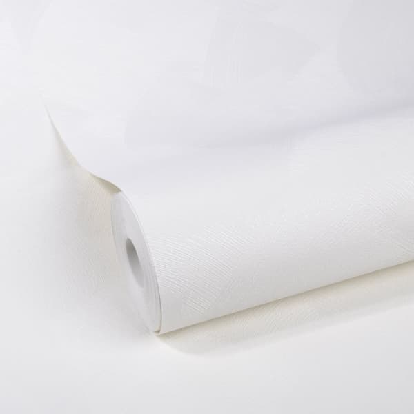 WOW - Non-woven tapet - Basic Stucco - Hvid - 10mx52cm