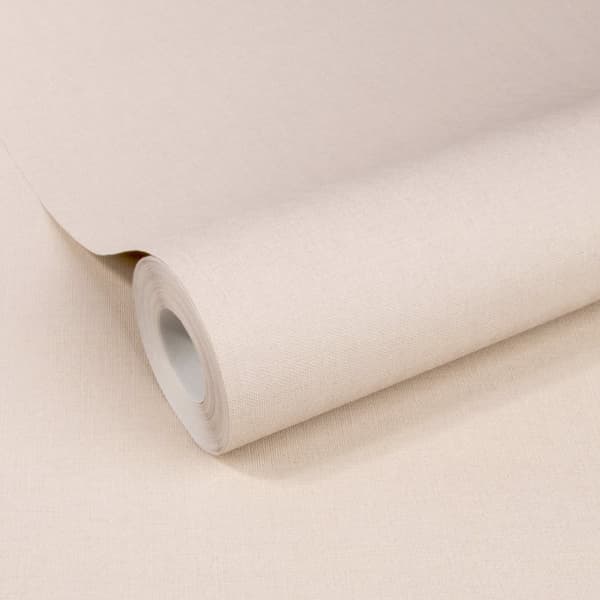 WOW - Non-woven tapet - Basic Textile - Beige - 10mx52cm