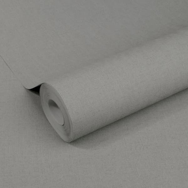 WOW - Non-woven tapet - Basic Textile - Grå - 10mx52cm