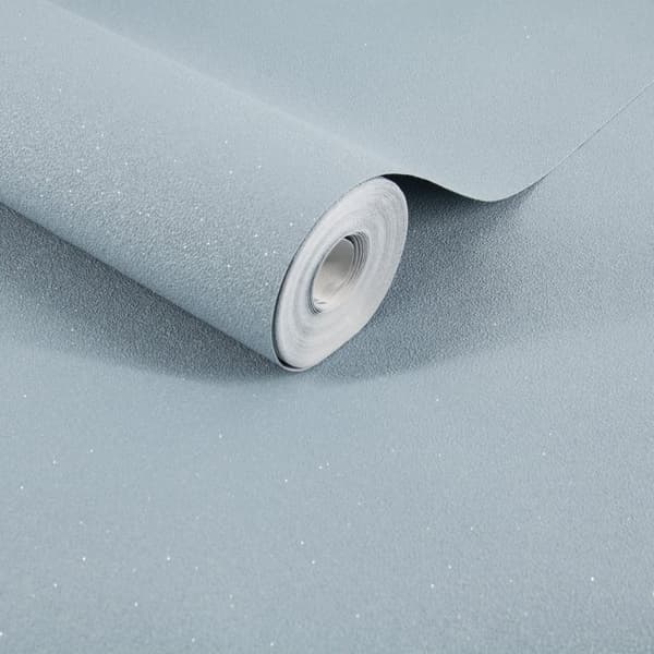 WOW - Non-woven tapet - Basic Glitter - Blå - 10mx52cm