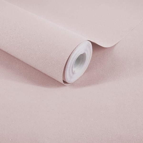 WOW - Non-woven tapet - Basic Glitter - Rosa - 10mx52cm
