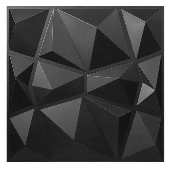 13st 50x50cm 3D PVC-väggpaneler, vattentät, fläcksäker, skärbar,bred applikation