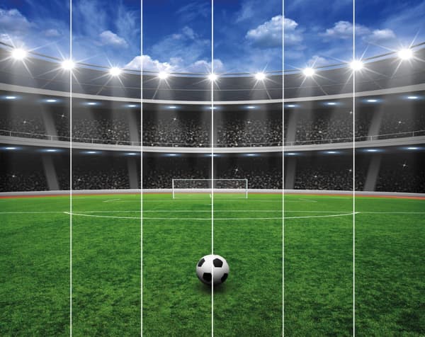 Fotboll tapet 243 x 305 cm