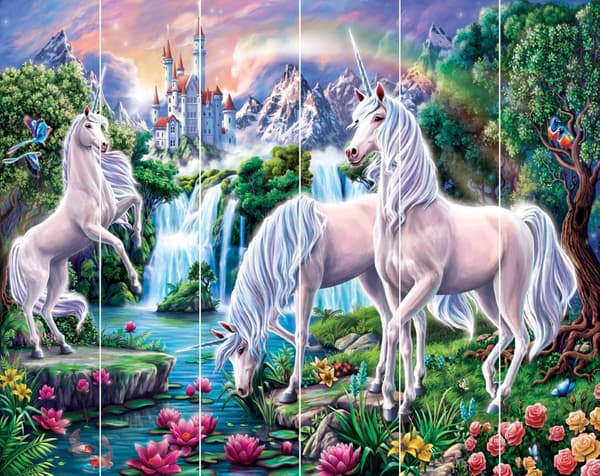 Unicorn Paradise tapet 243 x 305 cm