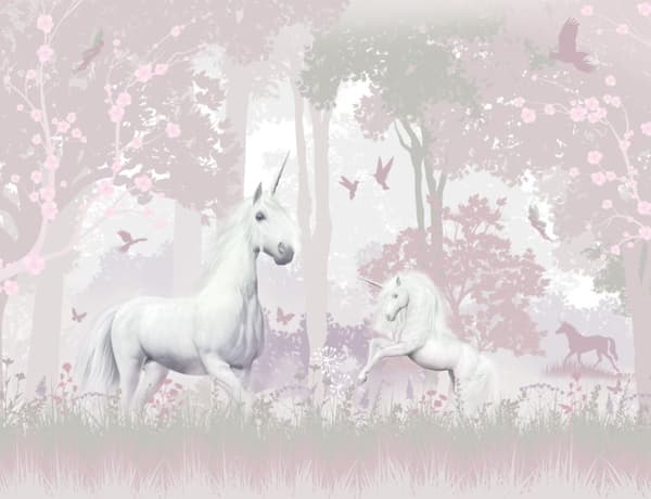 Unicorn Forest tapet 243 x 305 cm