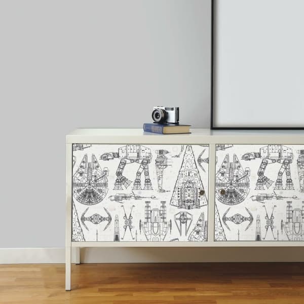 Stars Wars Blueprint Tapetrulle 52,07 x 503 cm