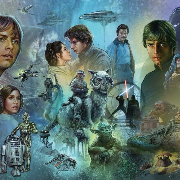 Star Wars Original Trilogy Tapet 320 x 183 cm